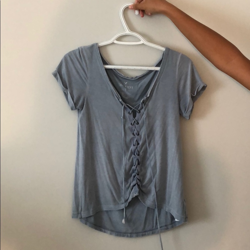 lace up top